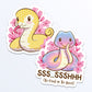 Year of Snake Kawaii Stickers