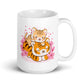 Baby and Mom Kawaii Tiger Coffee Mug white 15oz