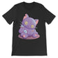 Creepy Cute Broken Cat Doll Kawaii Pastel Goth Shirt - black