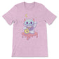 Creepy Cute Maneki Neko Kawaii Pastel Goth Shirt - heather prism lilac