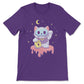 Creepy Cute Maneki Neko Kawaii Pastel Goth Shirt - Purple