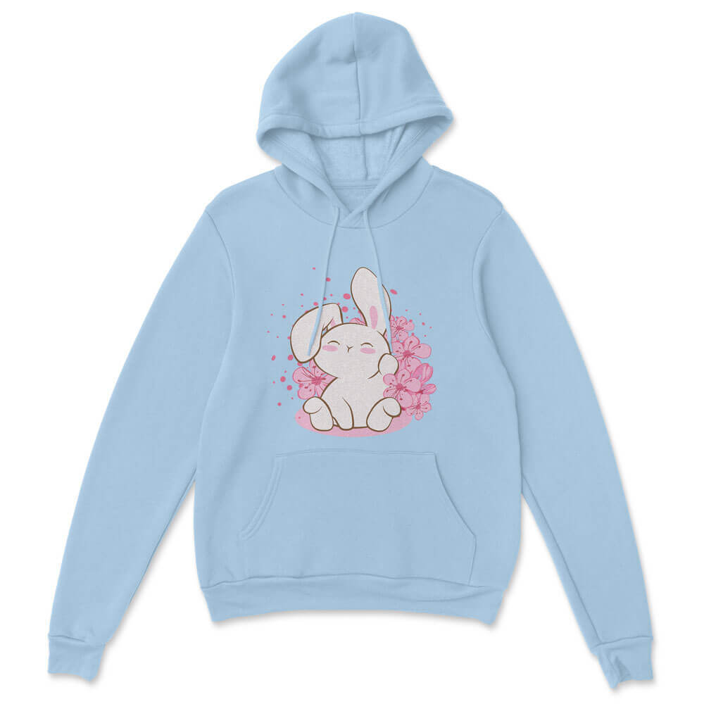 Cute Bunny Year of Rabbit Kawaii Hoodie - Main Image