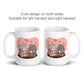Stay Cozy Cute Cat Couple Valentines Day Kawaii Mug - printed both sides