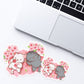 Cute Cats and Sakura Kawaii Stickers for laptop