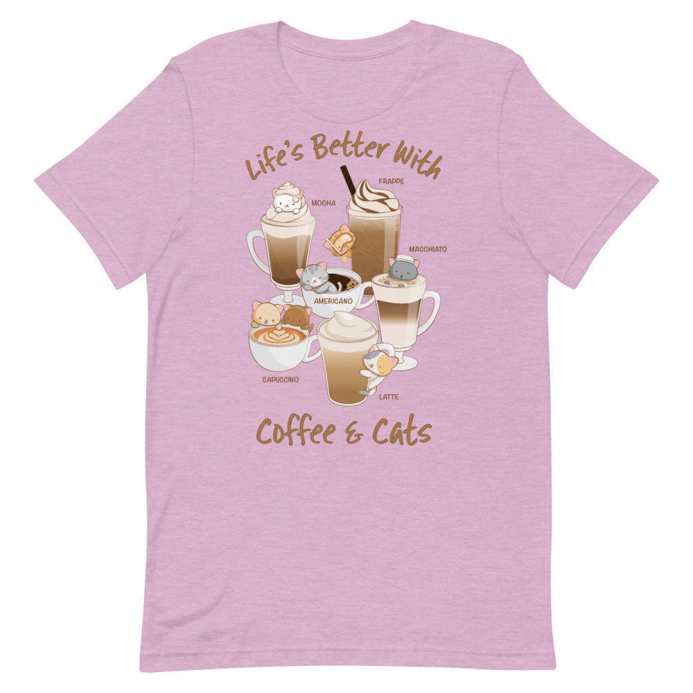 Cats and hotsell coffee t shirt