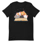 Cute Kawaii Cats Reading T-shirt for Readers and Book Lovers S / Black
