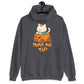Happy Fall Y'all Cute Cat Pumpkin Ride Kawaii Hoodie - dark heather