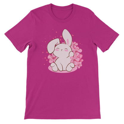 Kawaii Bunny Year of Rabbit T-Shirt - Berry