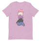 Kawaii Cat Pile Genderfluid Pride T-Shirt S / Heather Prism Lilac