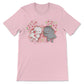 Kawaii Cats Sakura T-shirt Pink
