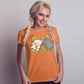 Kawaii Cats and Autumn Leaves Cottagecore Fall Shirt for Women