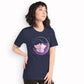 Kawaii Cats on Purple Moon T-shirt Women