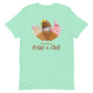 Kawaii Ice Cream Cat T-Shirt S / Heather Mint