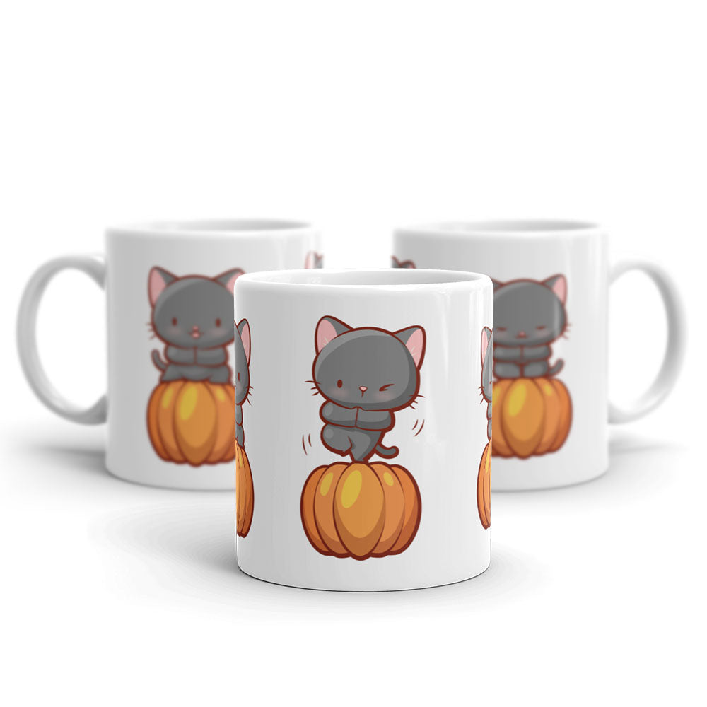 Kawaii Yoga Cats Cute Mugs for Fall