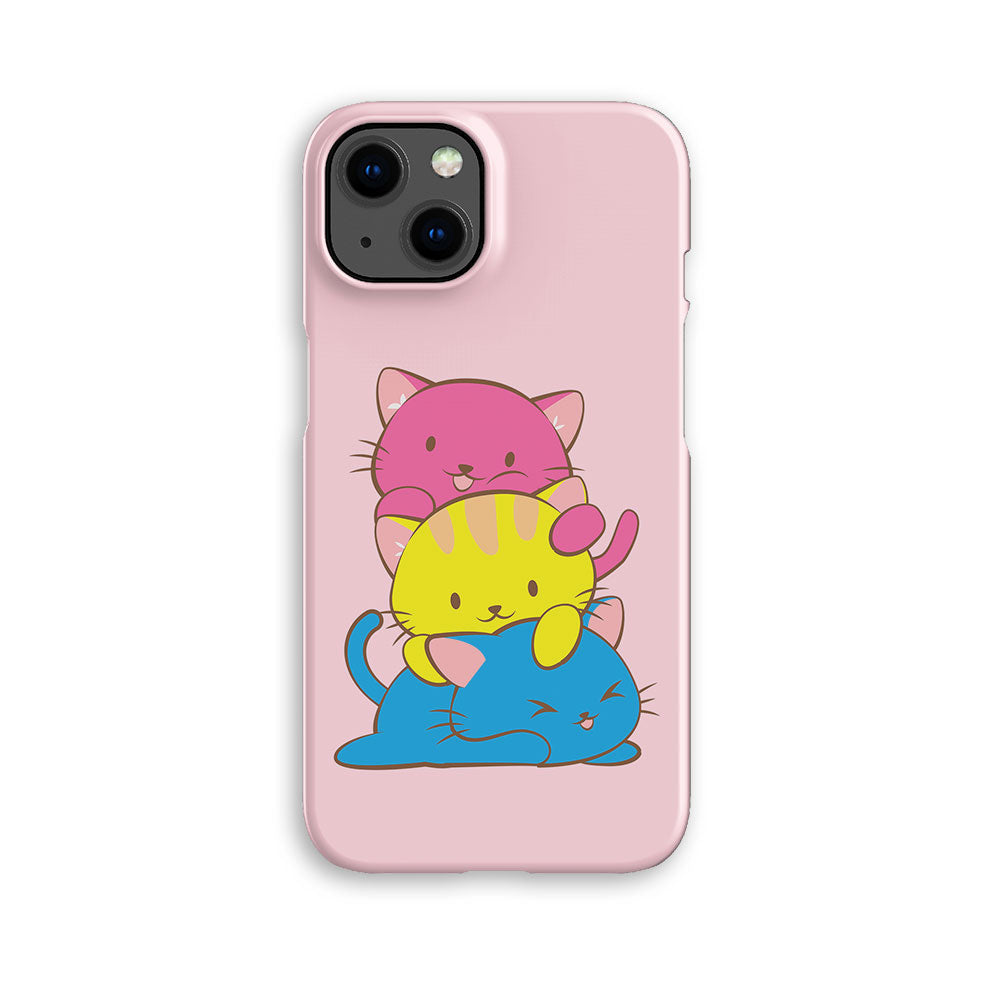 Pansexual Pride Kawaii Cat Phone Case