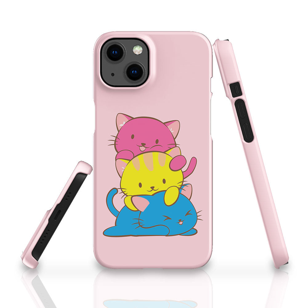 Pansexual Pride Kawaii Cat Phone Case