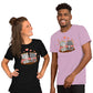 Man and woman models wearing Valentines Day Kawaii Cats T-shirt