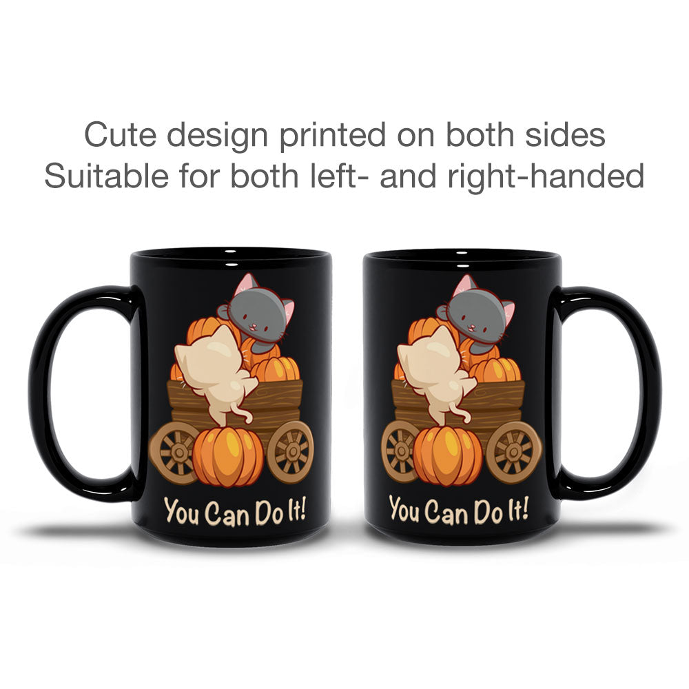 Japanese Sakura and Kawaii Cats Cute Coffee Mug – Irene Koh Studio